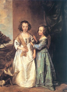 フィラデルフィアとエリザベス・ウォートン バロックの宮廷画家アンソニー・ヴァン・ダイク Oil Paintings